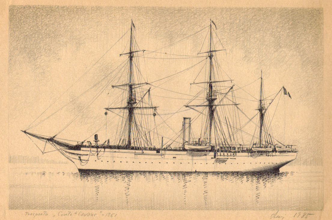1861 - Trasporto 'Conte di Cavour'